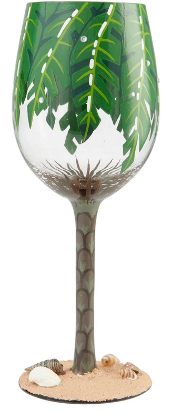 “Palm Tree” Lolita Wine Glass