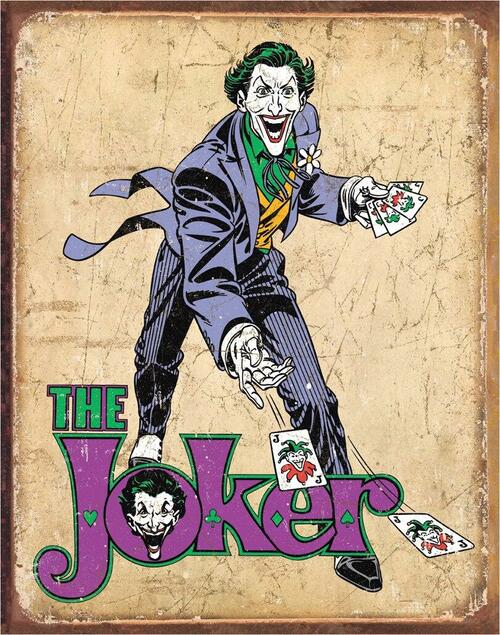 DC Comics The Joker Tin Sign