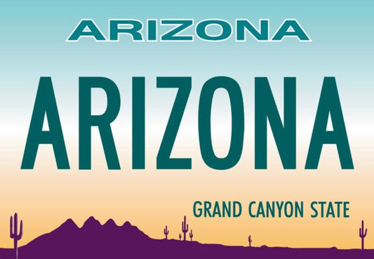 Arizona License Plate Magnet
