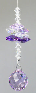 Crystal Sun Catcher Faceted Ball with Octagon Strand