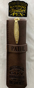 Paul Bamboo Name Pen