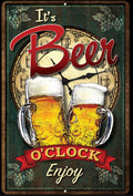 Beer o’clock Tin Sign