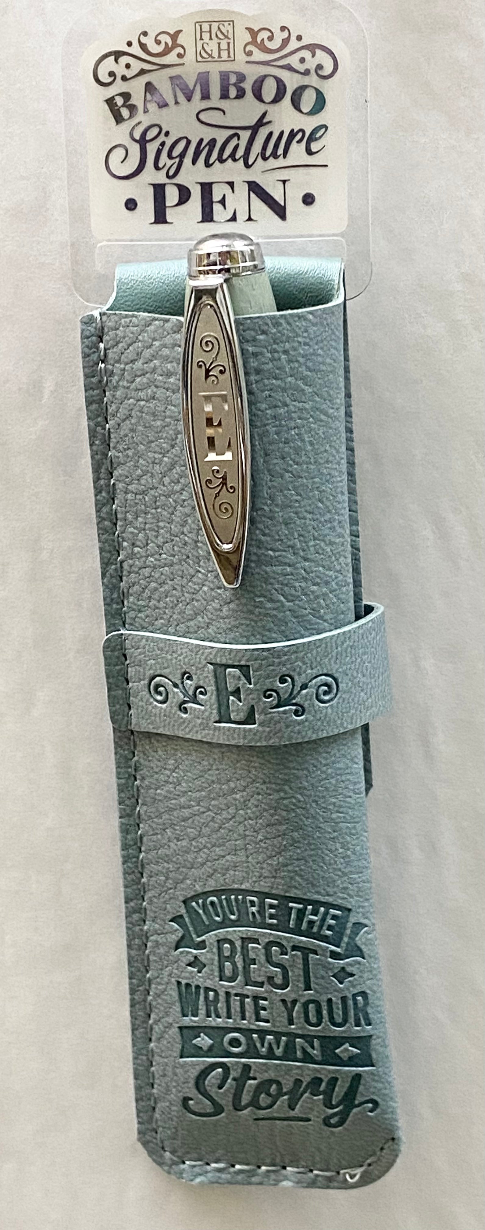 E Bamboo Name Pen