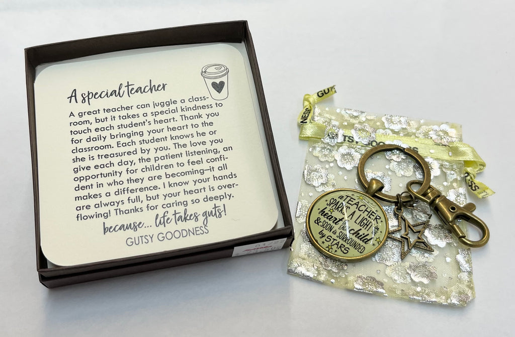 A Special Teacher Key Chain