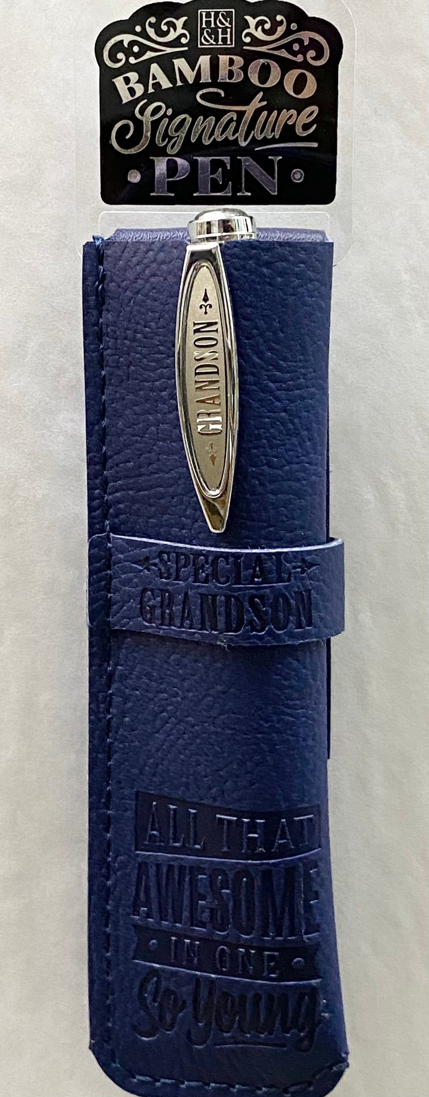 Special Grandson Bamboo Name Pen