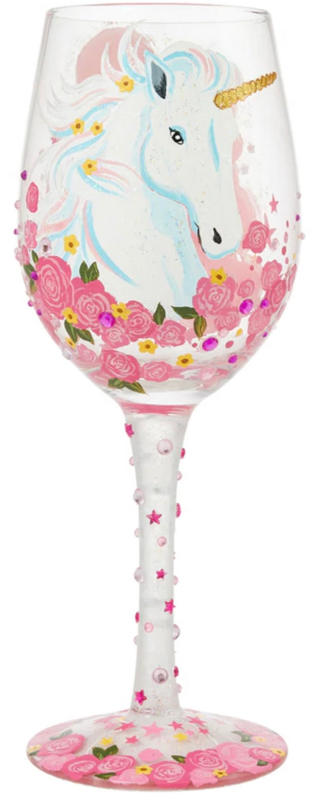 “Don’t Give Up Your Daydream” Lolita Wine Glass