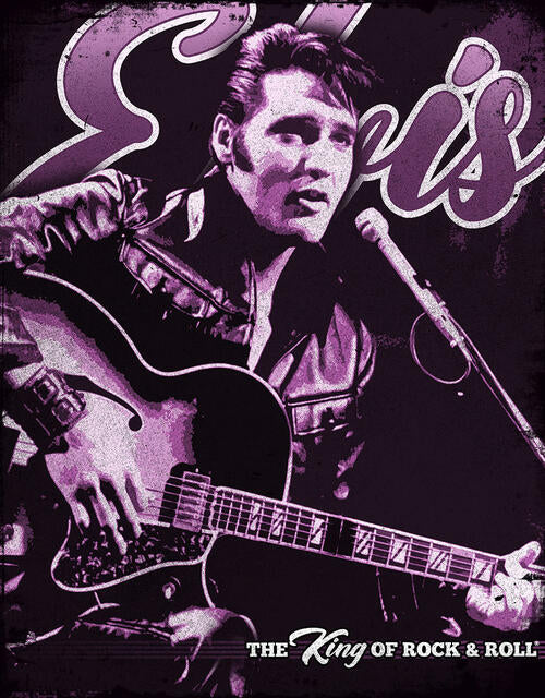 Elvis the King Tin Sign