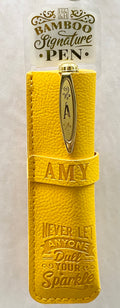 Amy Bamboo Name Pen