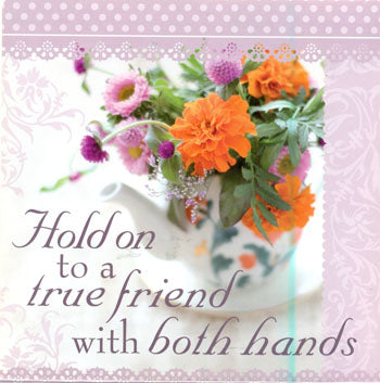 Hold On To A True Friend With Both Hands...Kitchen Towel