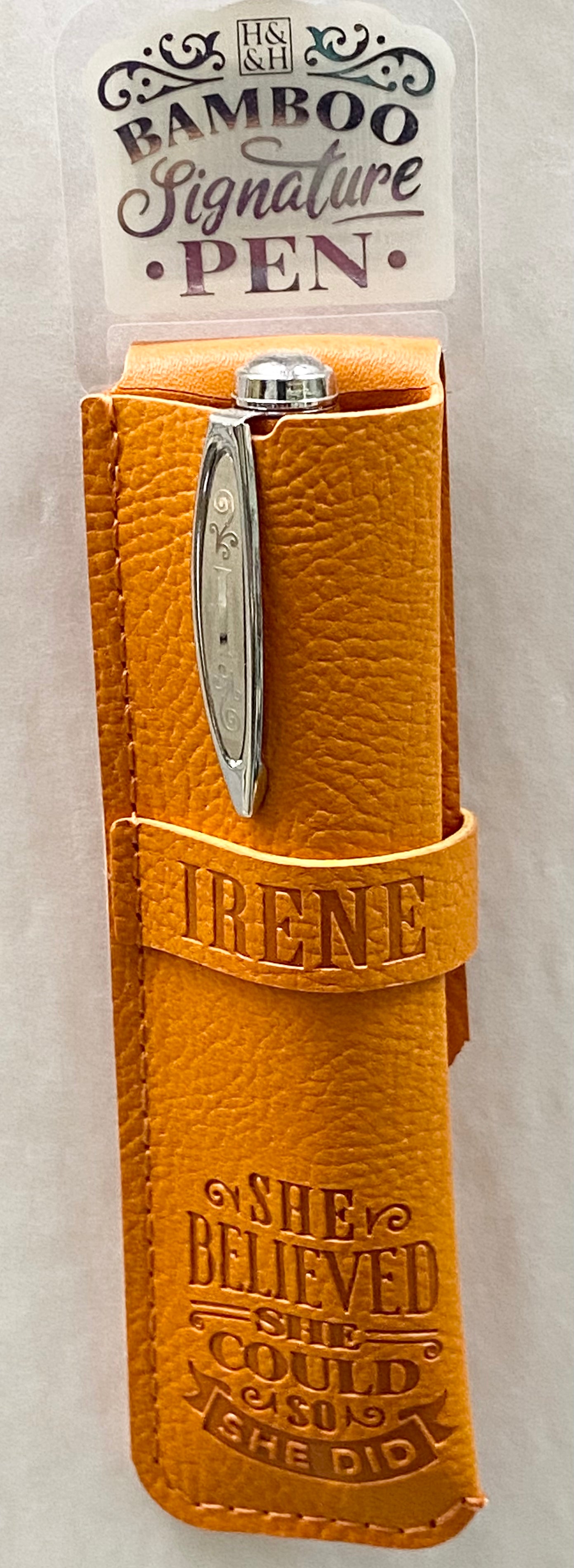 “Irene” Bamboo Name Pen