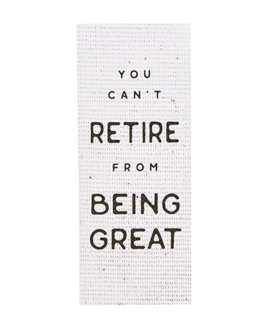 Standing Block- You Can’t Retire From Being Great