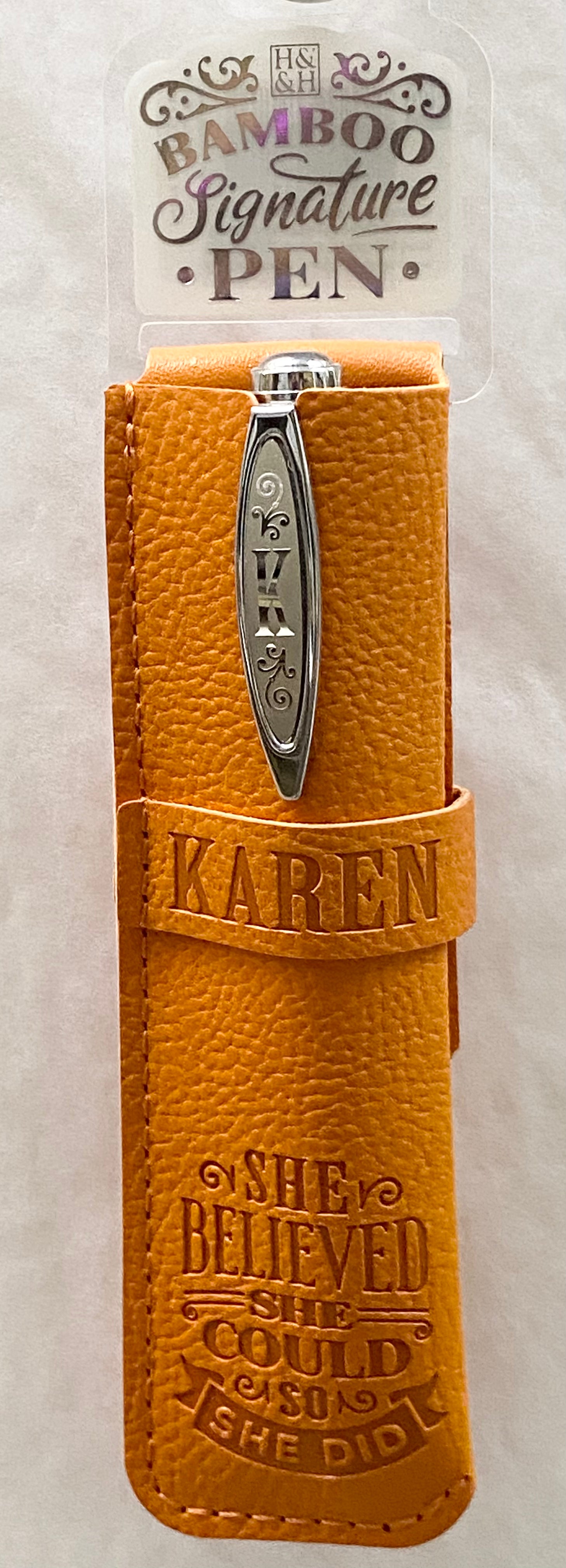 Karen Bamboo Name Pen
