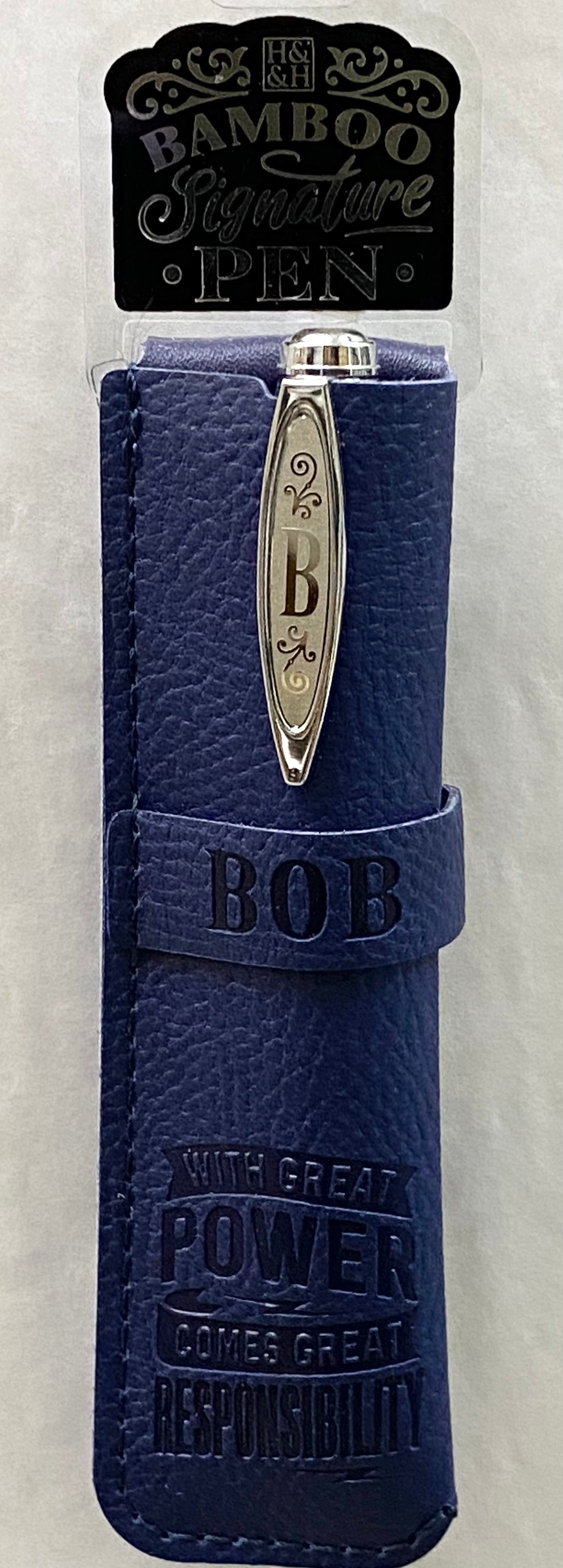 “Bob” Bamboo Name Pen