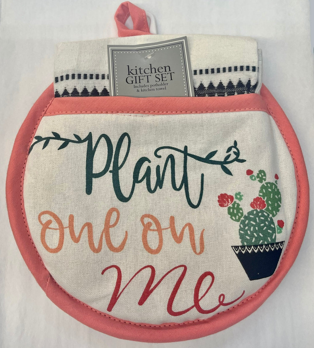 Plant One On Me Potholder Gift Set