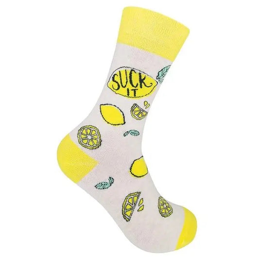 Suck It Lemon Socks