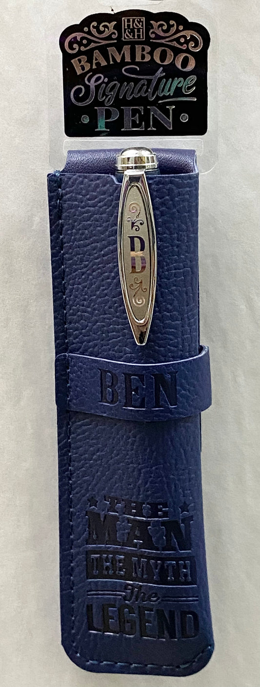 “Ben” Bamboo Name Pen