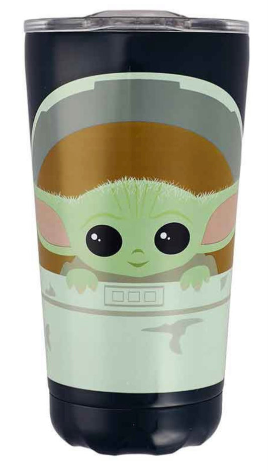 STAR WARS THE MANDALORIAN GROGU 20 OZ. VACUUM INSULATED STAINLESS STEEL TUMBLER