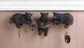 Black Bear Trio Hooks Wall Plaque