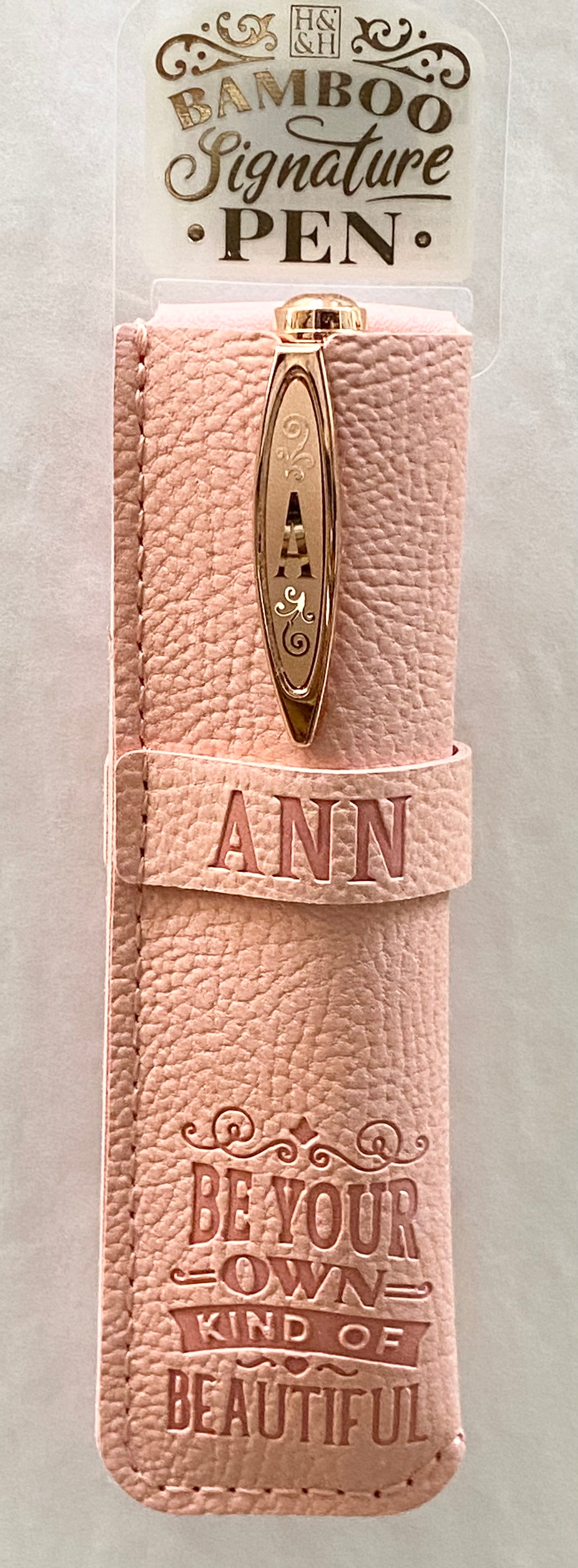 “Ann” Bamboo Name Pen