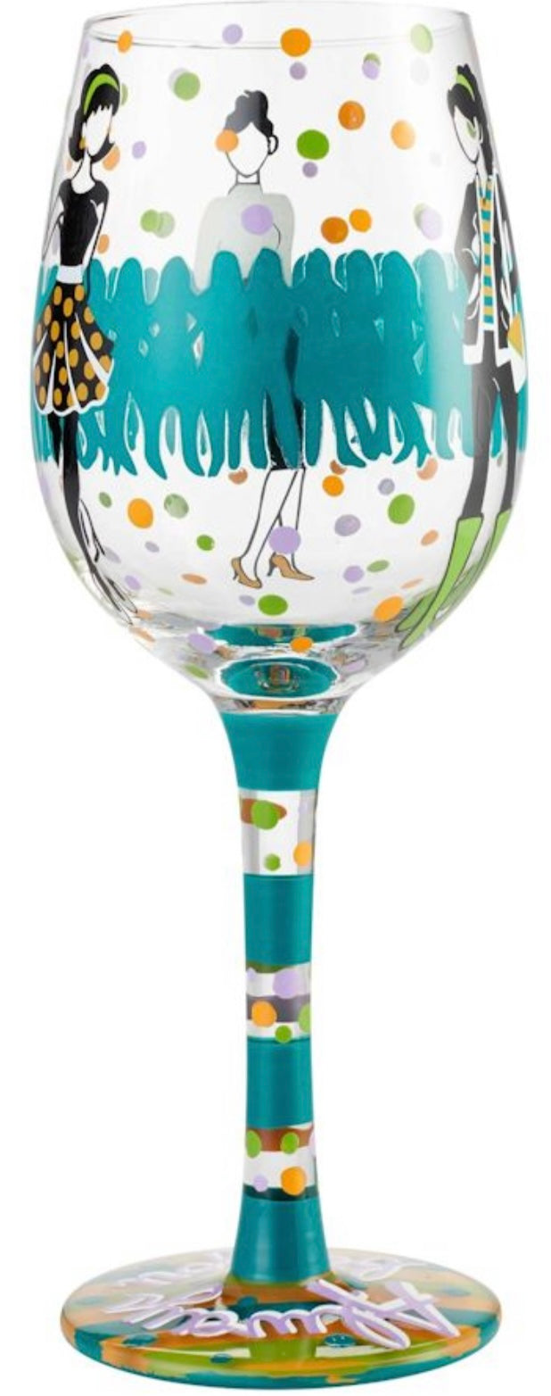 “Stand Out” Lolita Wine Glass