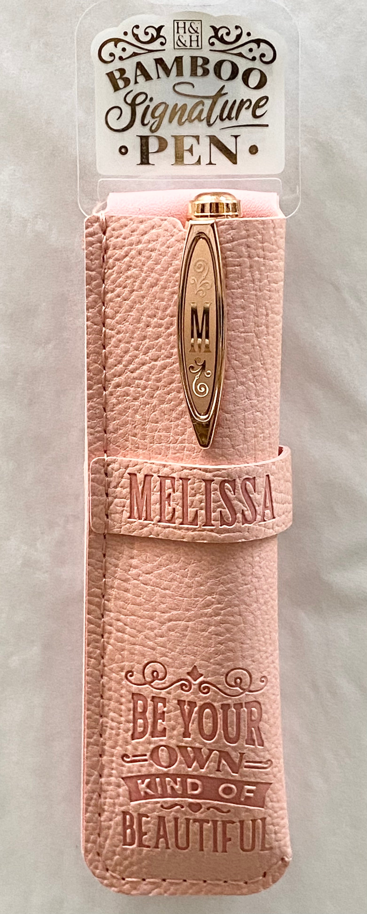 Melissa Bamboo Name Pen