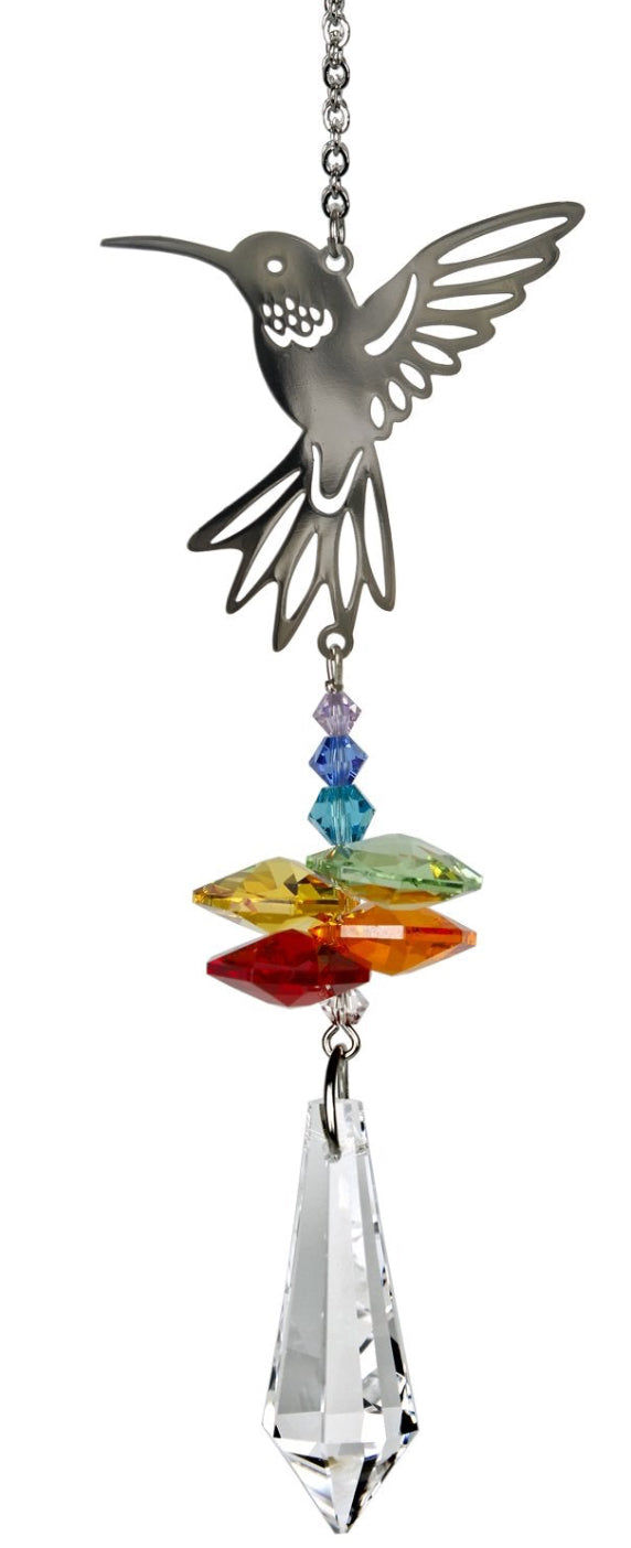 Crystal Fantasy Sun Catcher-Hummingbird