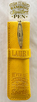 Laura Bamboo Name Pen