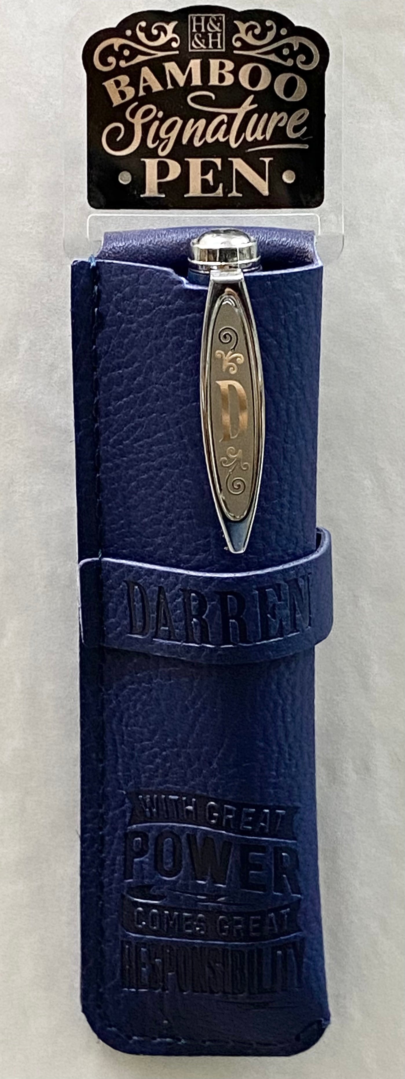 Darren Bamboo Name Pen