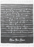 Bless This Home Inspirational Plush Blanket
