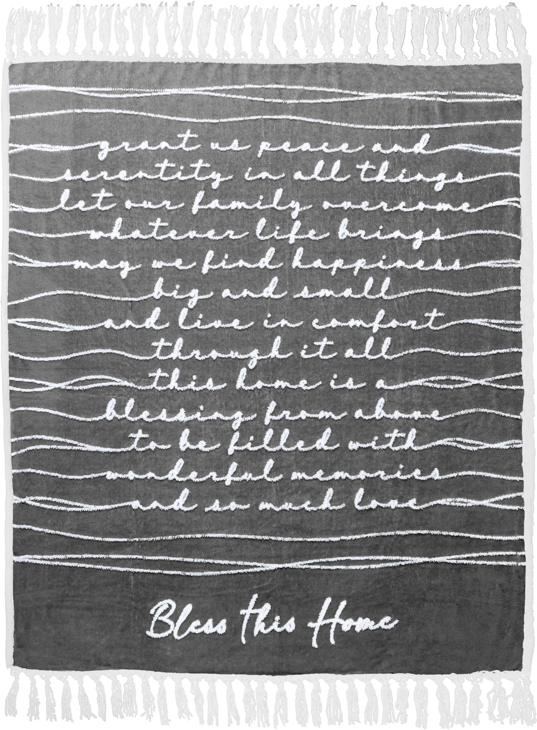 Bless This Home Inspirational Plush Blanket