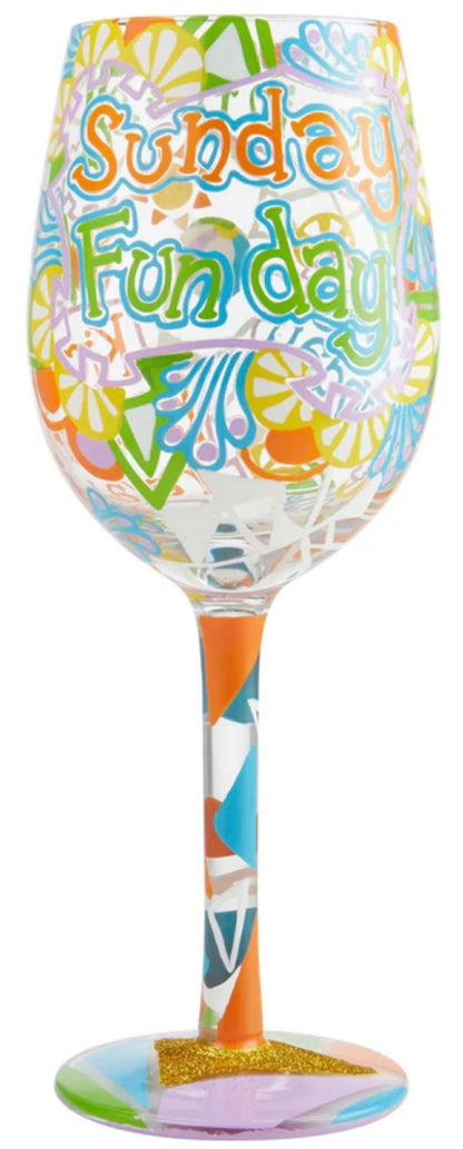 “Sunday Funday” Lolita Wine Glass