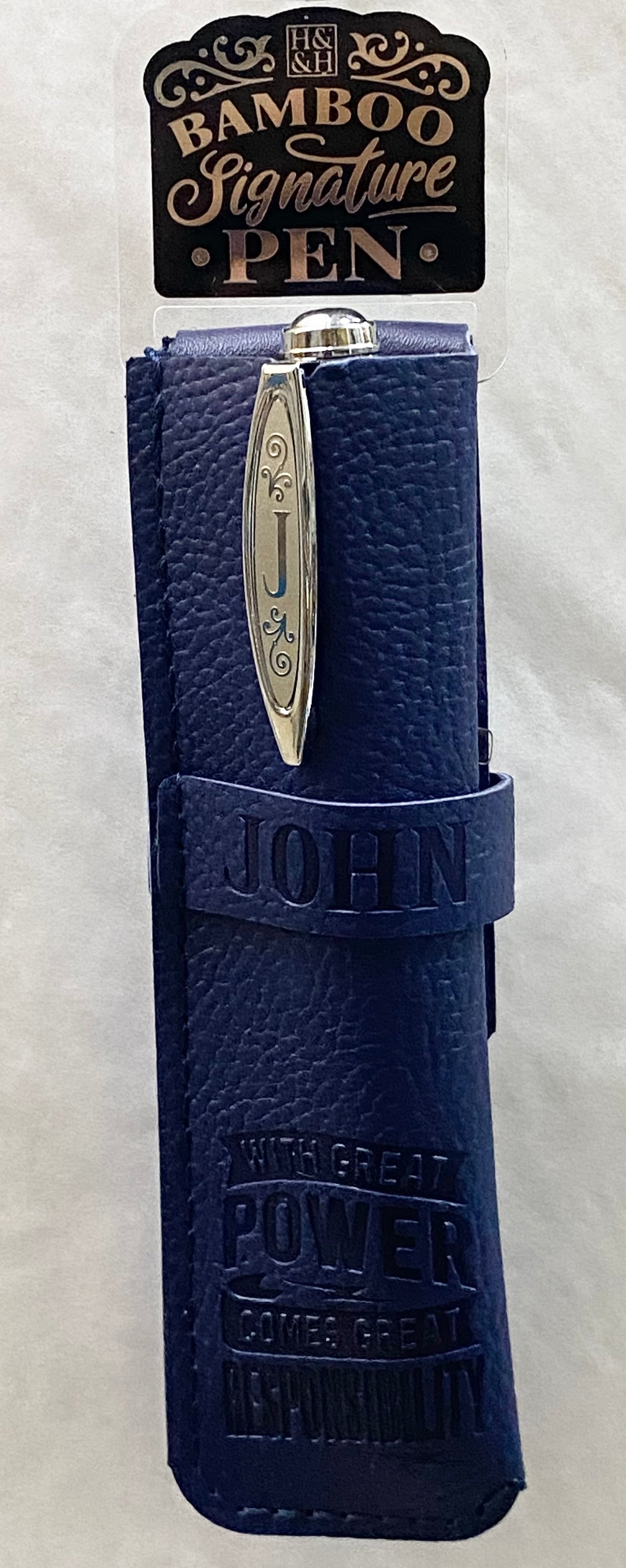 “John” Bamboo Name Pen