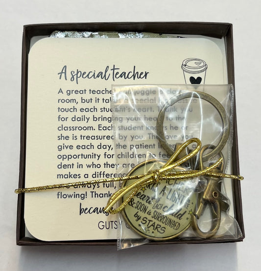 A Special Teacher Key Chain