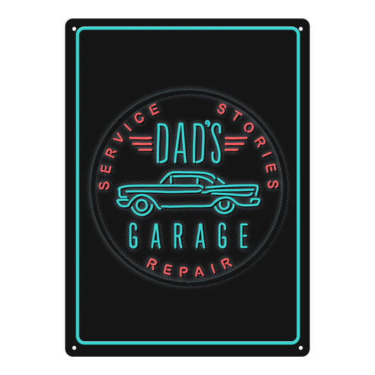 Dad's Garage Tin Sign