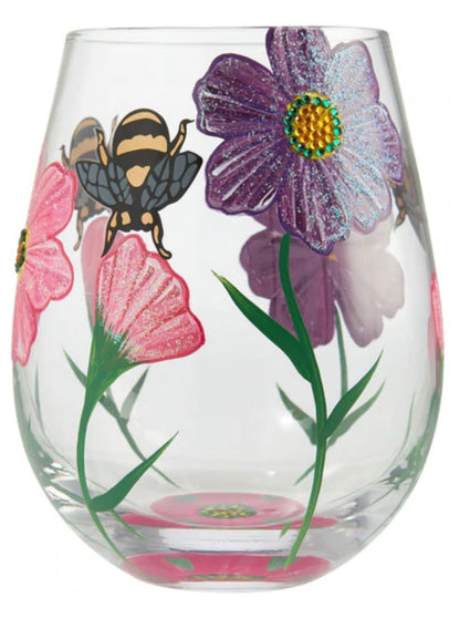 “My Drinking Garden” Lolita Stemless Wine Glass