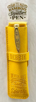 Debbie Bamboo Name Pen