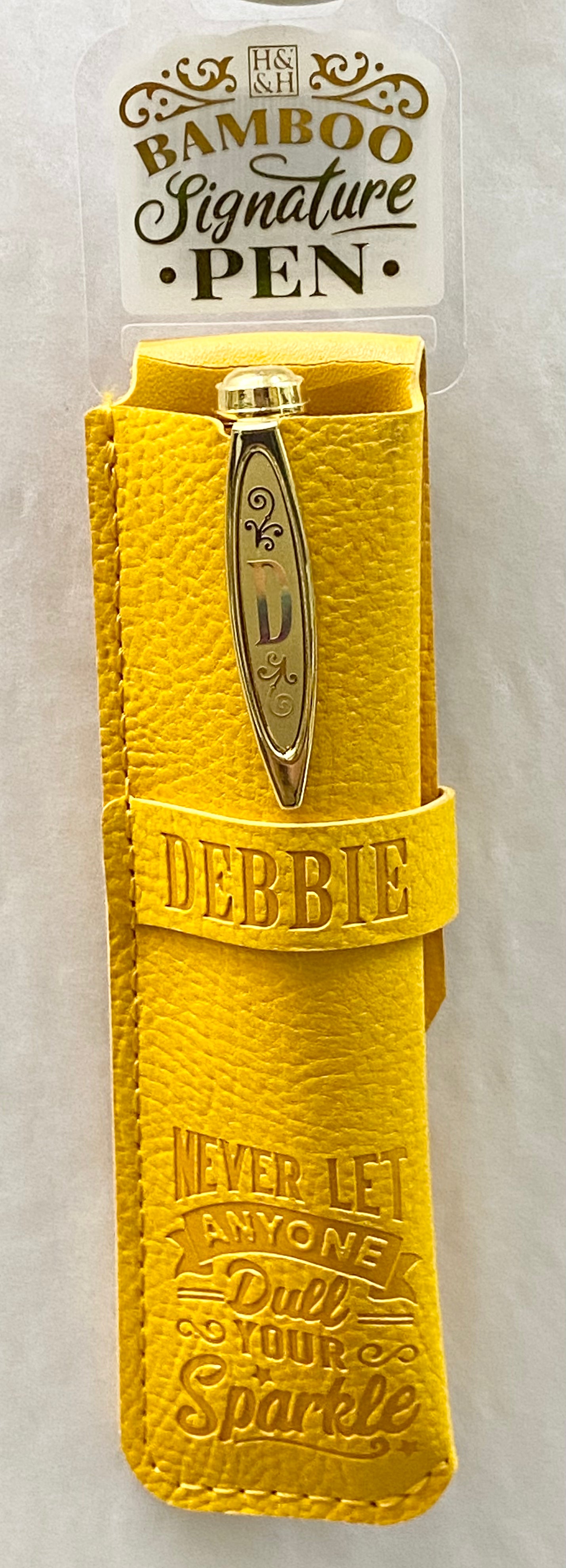 Debbie Bamboo Name Pen