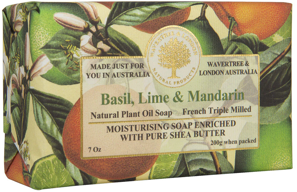 Basil Lime & Mandarin Soap Bar