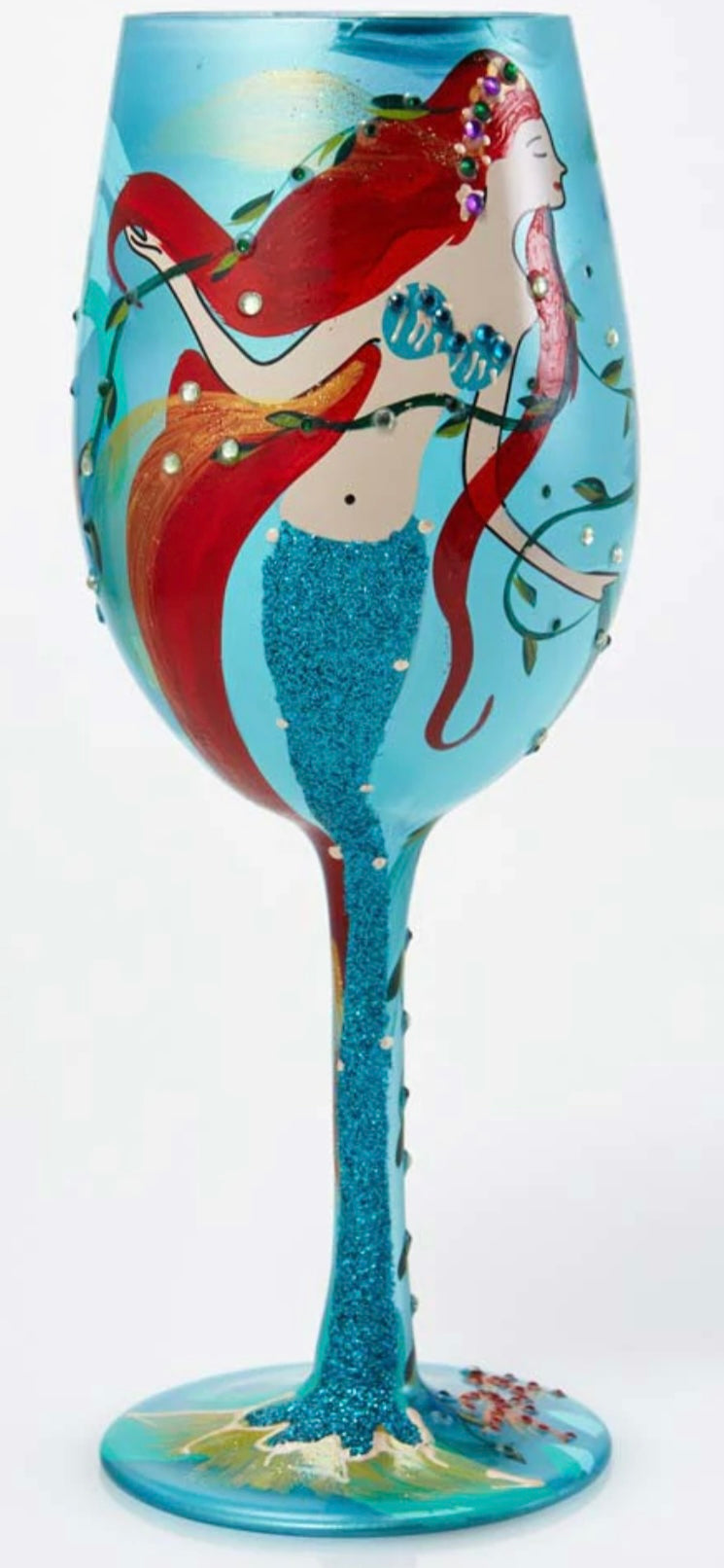 Mermaid Lolita Wine Glass