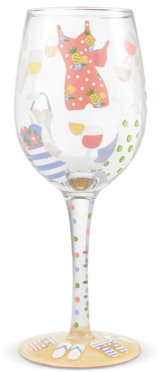 “Cabana Cutie” Lolita Wine Glass