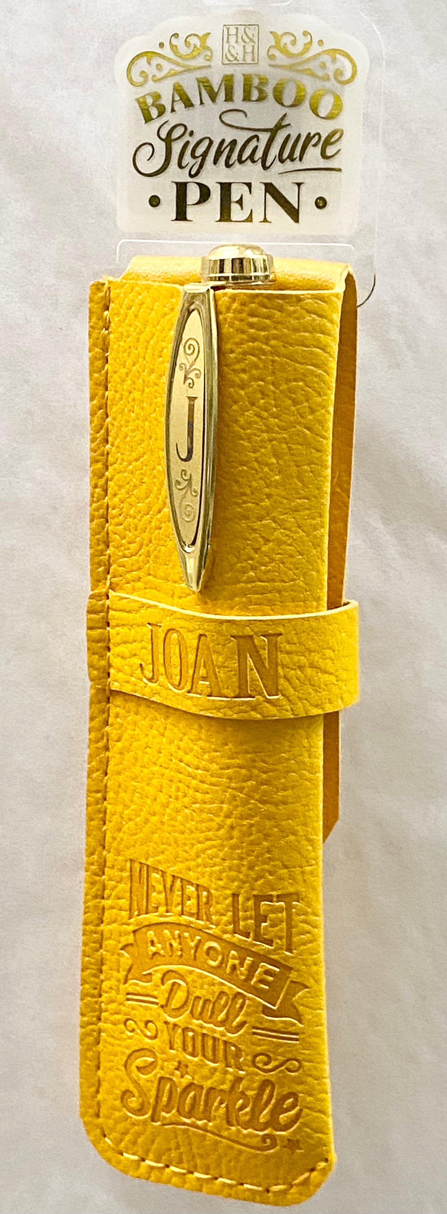 “Joan” Bamboo Name Pen