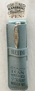 Heidi Bamboo Name Pen