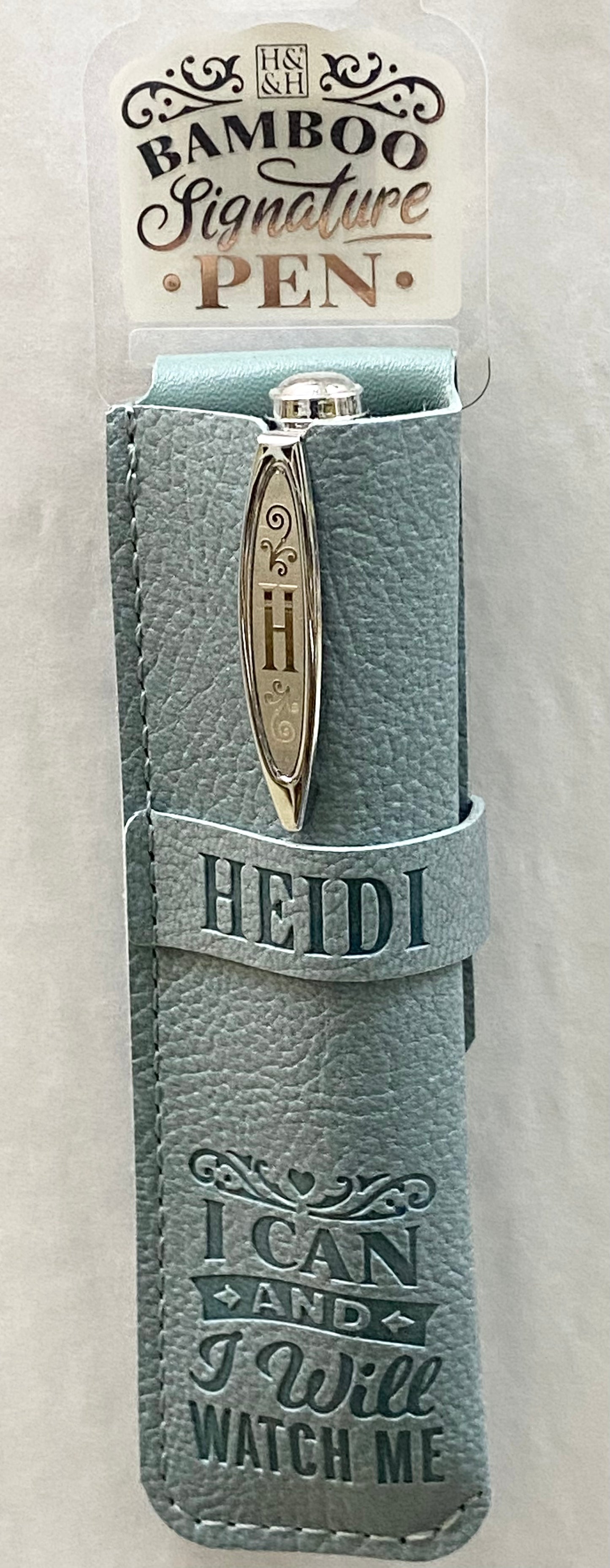 “Heidi” Bamboo Name Pen