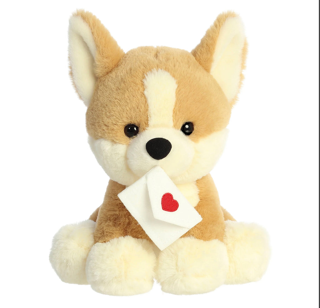 Corgi Sealed with a Kiss Plush