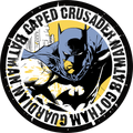 Round Batman Gotham Guardian Tin Sign