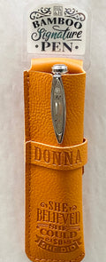 Donna Bamboo Name Pen