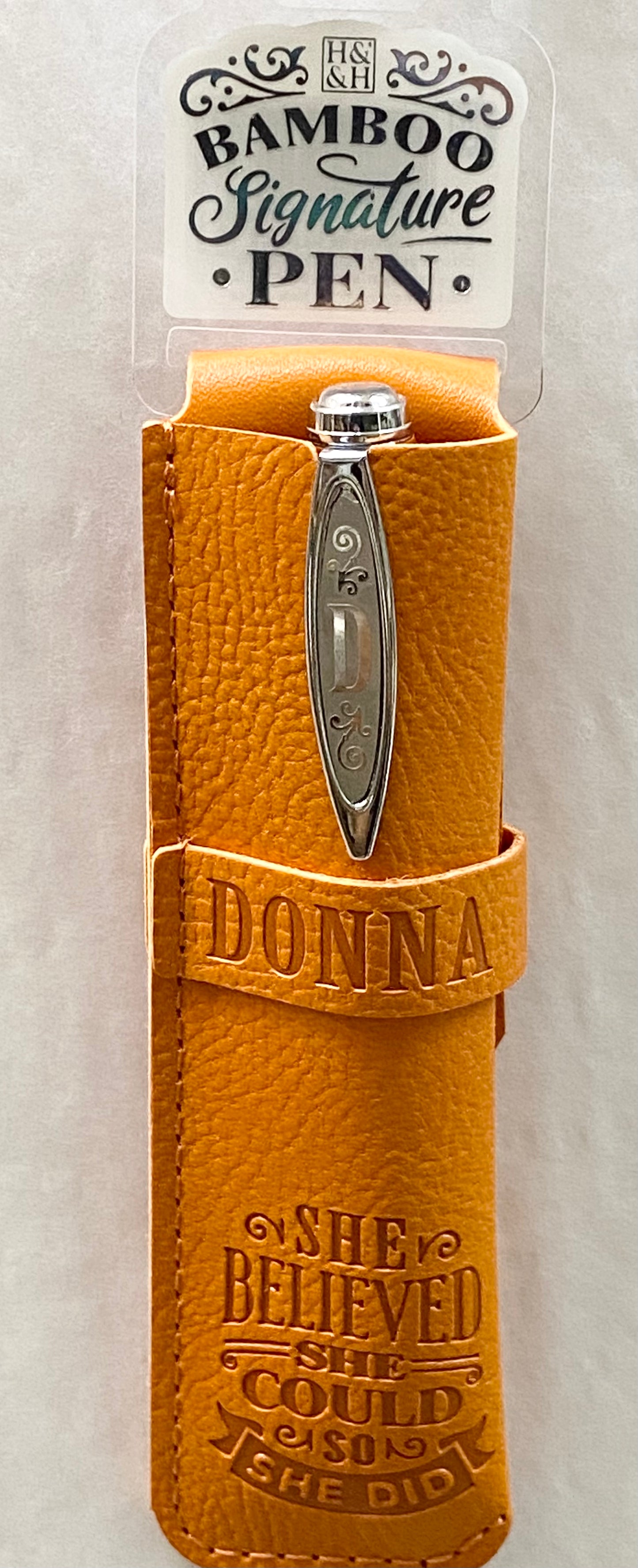 “Donna” Bamboo Name Pen