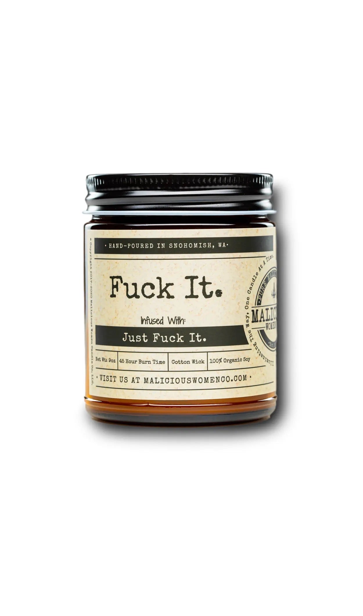 Fuck It Candle -Take A Hike