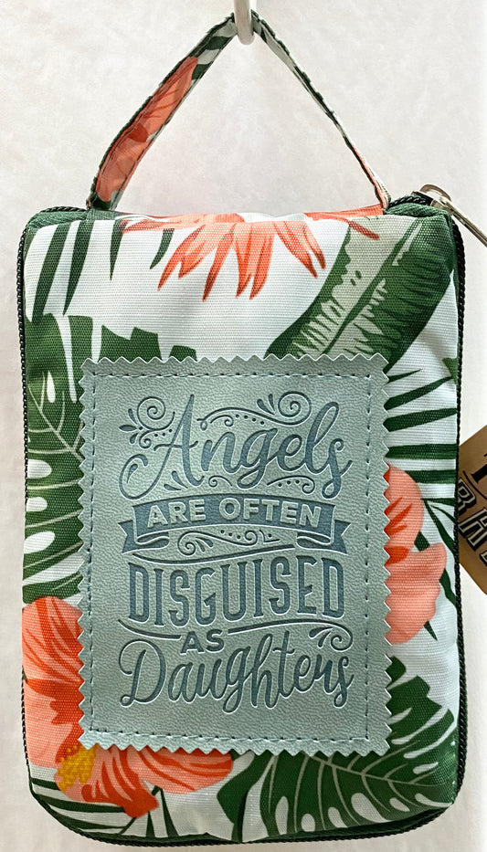 Reusable Tote Bag - Angels are often disguised as daughters..