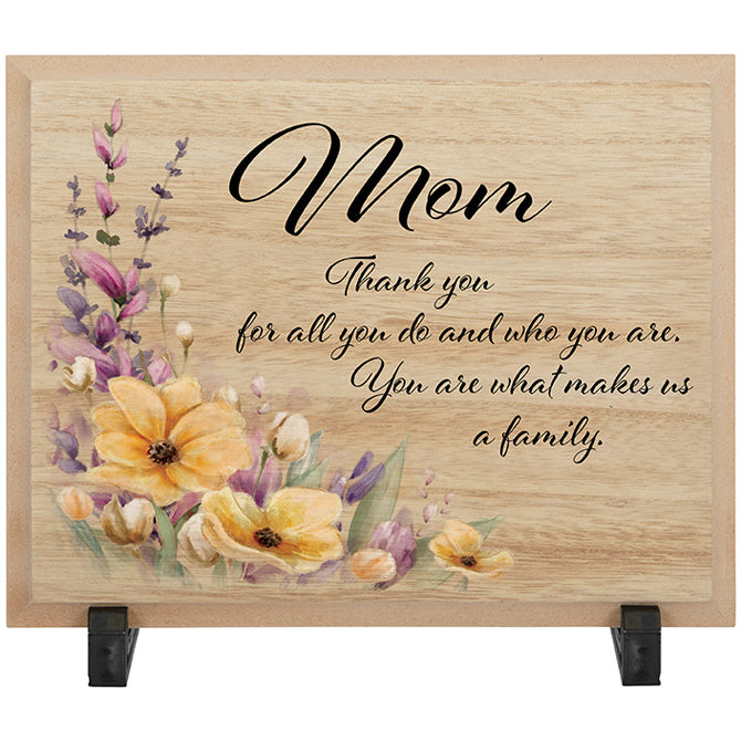 Mom Table Décor Plaque